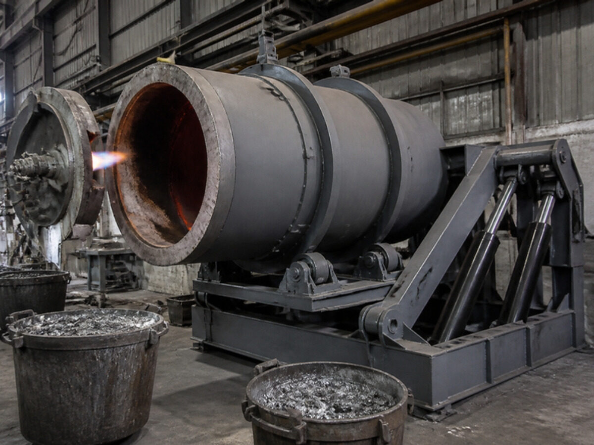 Rotary Tilting Melting Furnace