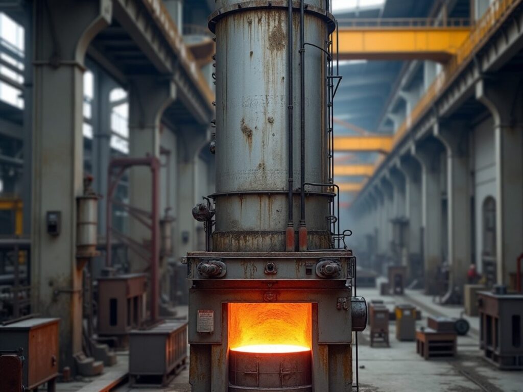 Aluminum melting furnace