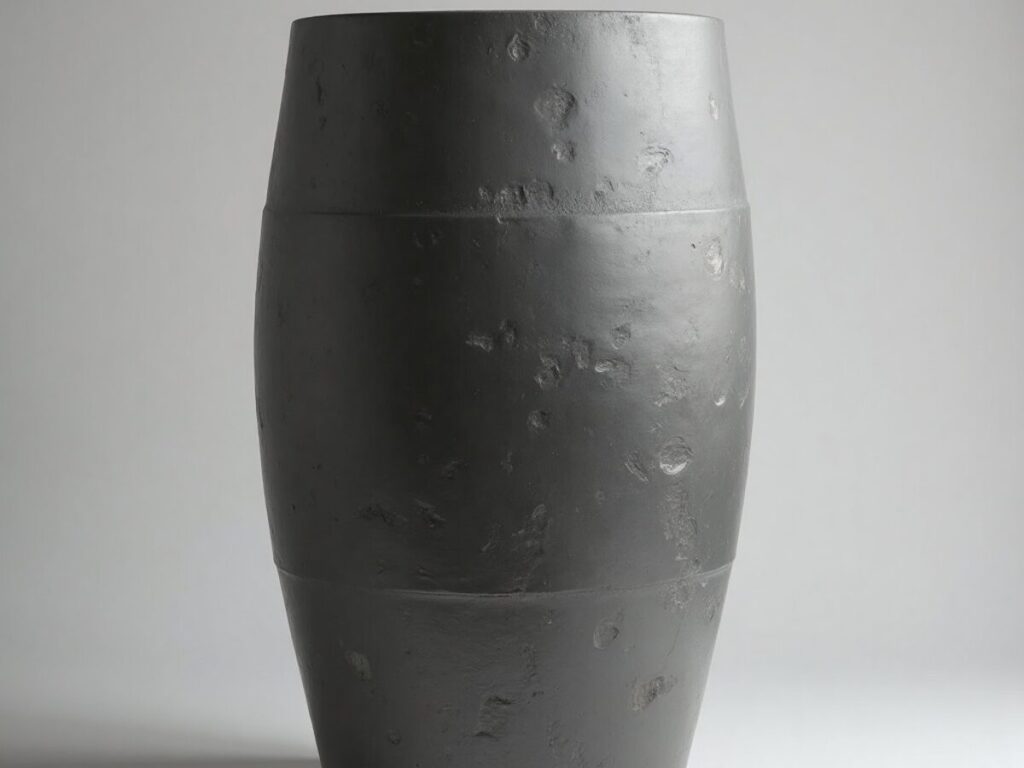 Aluminum melting crucible