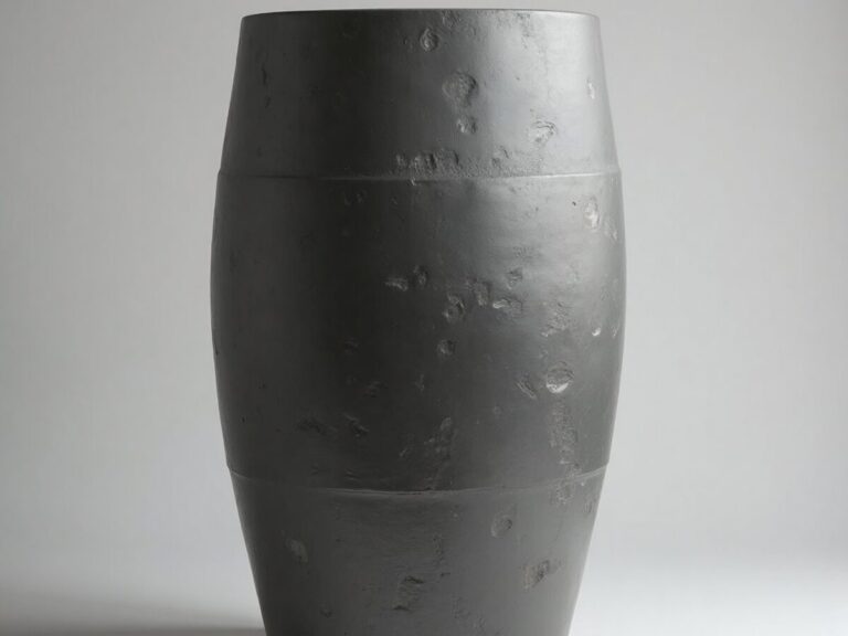 Aluminum melting crucible